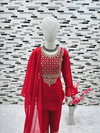 Oc 162 Heavy Faux Georgette Top With Bottom Dupatta Supppliers In India